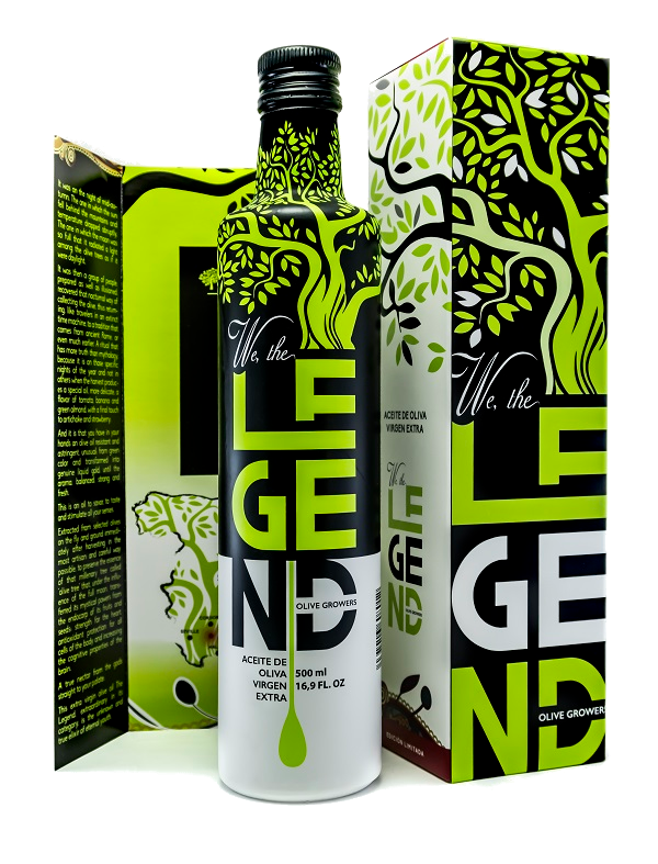 spanisches Olivenöl -THE LEGEND- Hojiblanca bio 0.5l spanisches Olivenöl -THE LEGEND- Hojiblanca bio 0.5l