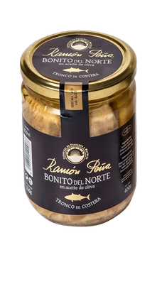 RAMON PEÑA SILVER Bonito del Norte Thunfischfilets im Glas 400g RAMON PEÑA SILVER Bonito del Norte Thunfischfilets im Glas 400g