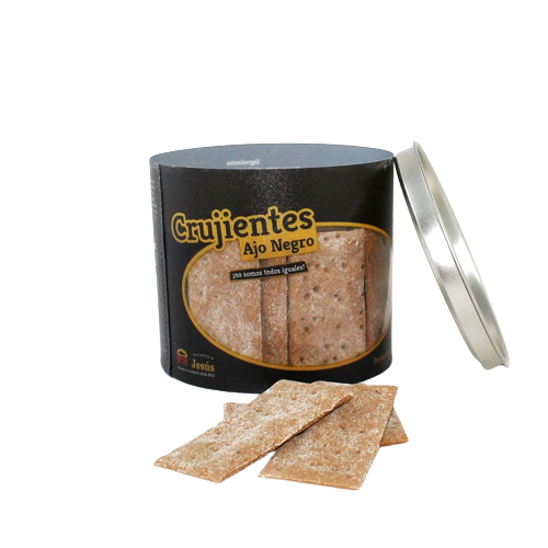 PANADERIA JESÚS Kräcker schwarzer Knoblauch 110g PANADERIA JESÚS Kräcker schwarzer Knoblauch 110g