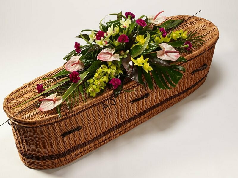 Orchid Casket Spray