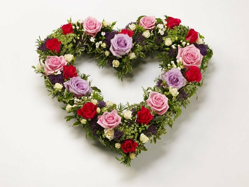 Country Garden Heart