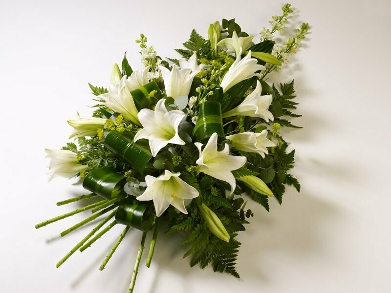 White Lily Spray