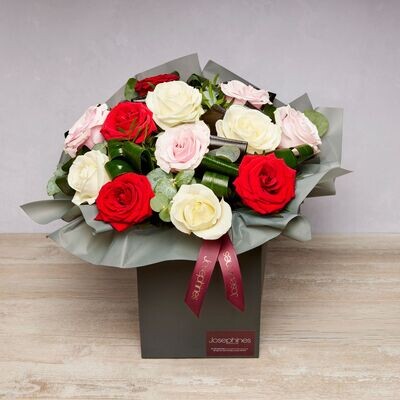 Heavenly Rose Hand-tied Mixed