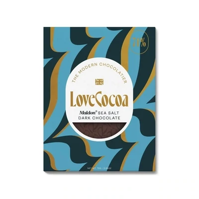 Love Cocoa - Dark Maldon Sea Salt Bar