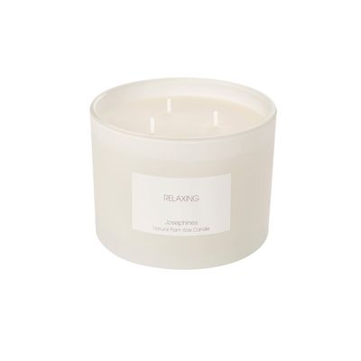Josephines Candle Glass Triple Wick - Relaxing