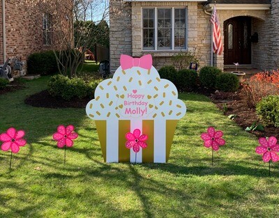 Cupcake Sign Rental