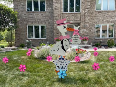Grandparent Stork Sign Rental
