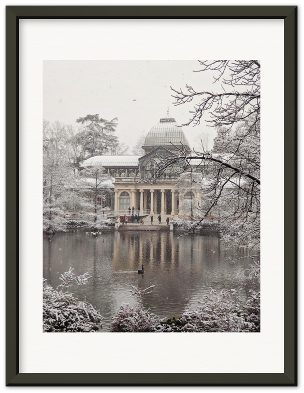 Palacio de Cristal - Nieve Madrid - Retiro