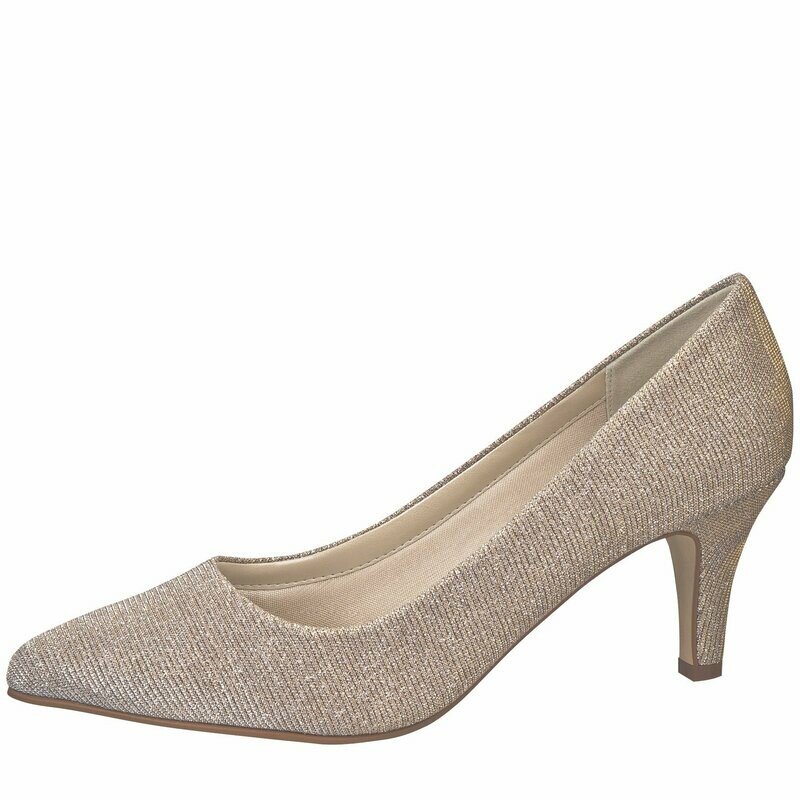 Party Schuh, Brooke - Gold-Metallic, Damenschuh von Elsa Coloured Shoes Party Schuh, Brooke - Gold-Metallic, Damenschuh von Elsa Coloured Shoes