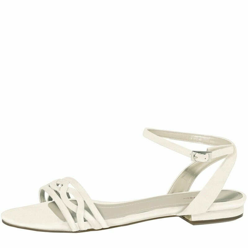 Faye - Off-White Metallic, Sandelette Faye - Off-White Metallic, Sandelette
