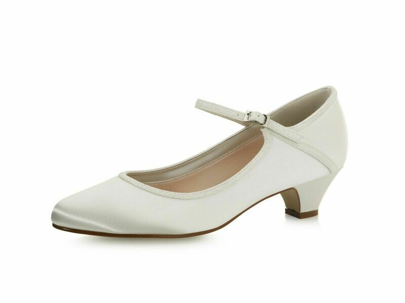 Marsha Ivory Satin/Off-White Fine Glitter Marsha Ivory Satin/Off-White Fine Glitter