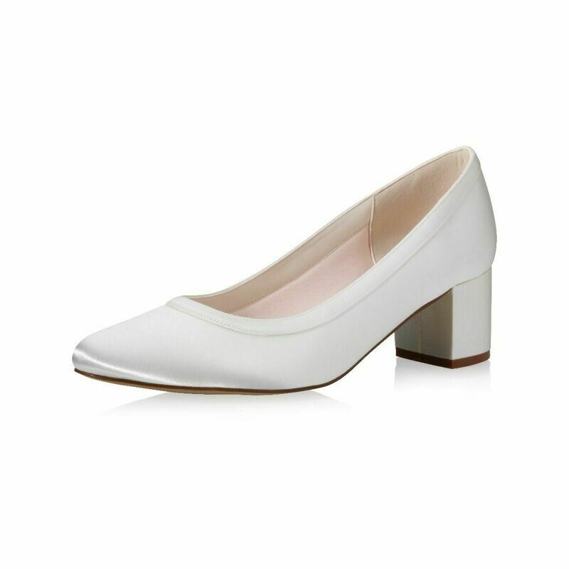 Wendie Ivory Satin, Brautpumps von Elsa Coloured Shoes Wendie Ivory Satin, Brautpumps von Elsa Coloured Shoes