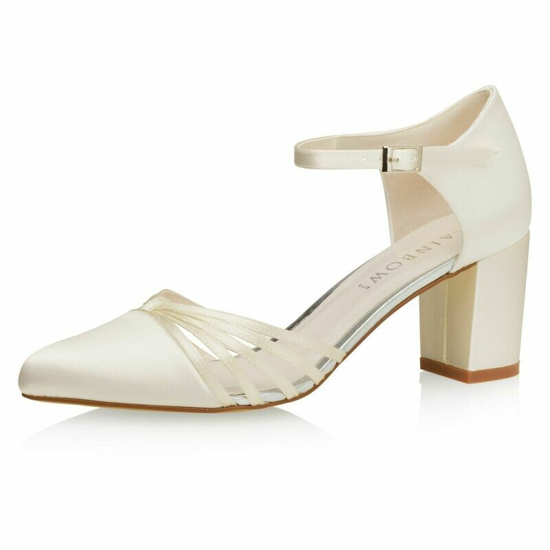 Gitta Ivory Satin, Brautschuh von Elsa Coloured Shoes Gitta Ivory Satin, Brautschuh von Elsa Coloured Shoes