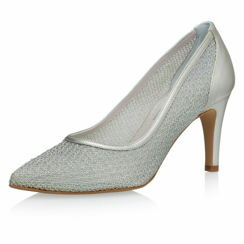 Melany Platino Mesh / Leather Melany Platino Mesh / Leather