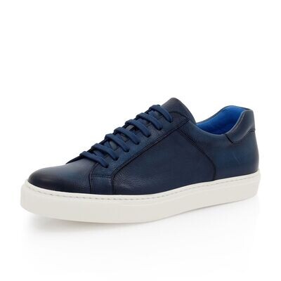 Henrie Calf Leather - Blue, Herren Sneaker von Elsa Coloured Shoes