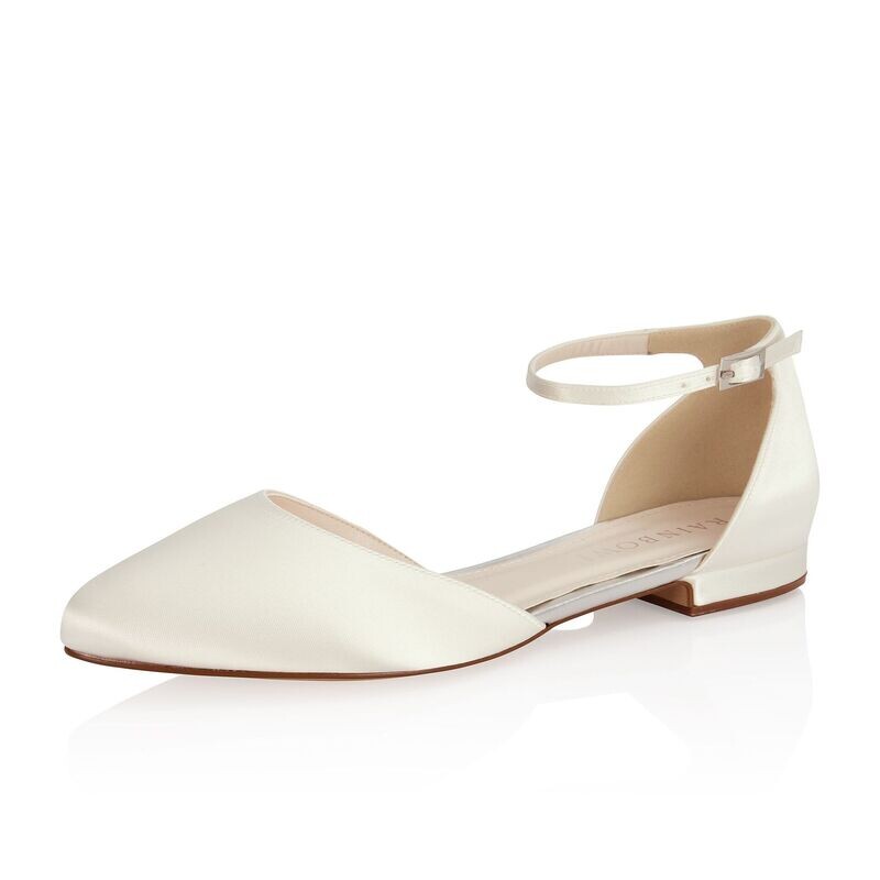 Khloe Ivory Satin von Elsa Coloured Shoes Khloe Ivory Satin von Elsa Coloured Shoes