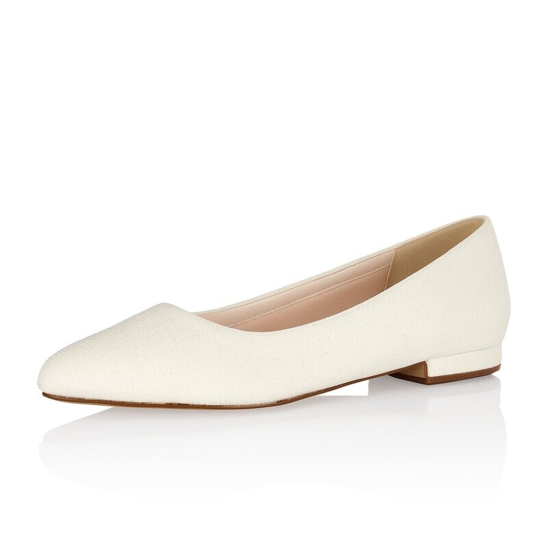 Lauri Off-White Metallic von Elsa Coloured Shoes Lauri Off-White Metallic von Elsa Coloured Shoes