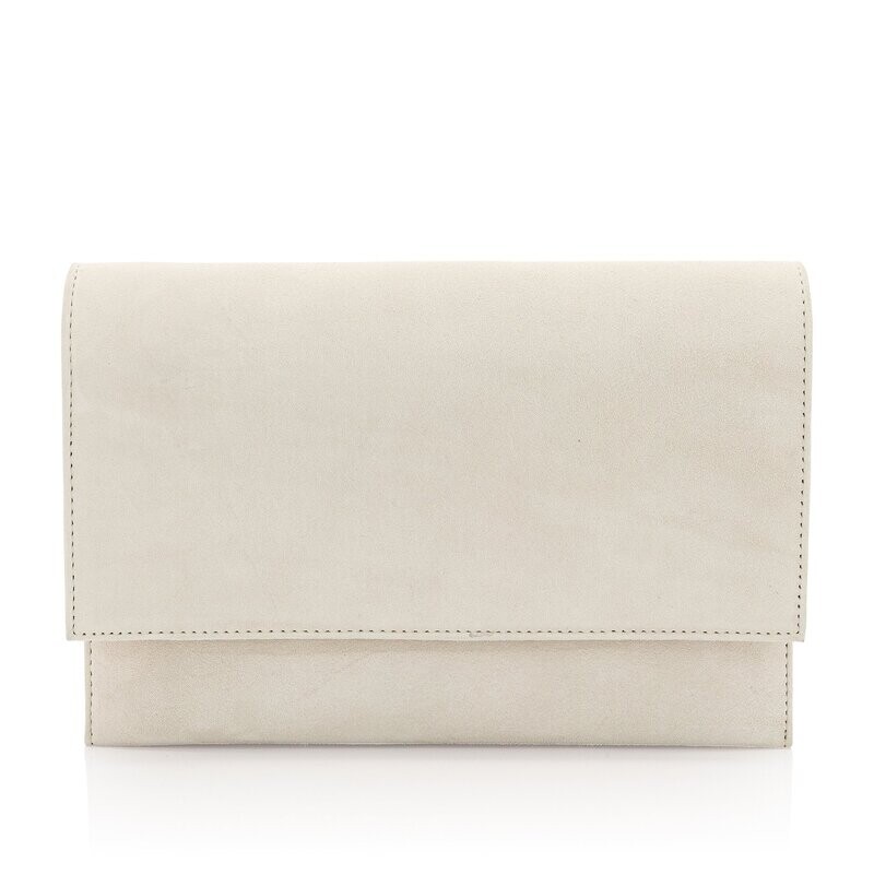 Svenja Off-White Suede, Braut Clutch von Elsa Coloured Shoes Svenja Off-White Suede, Braut Clutch von Elsa Coloured Shoes