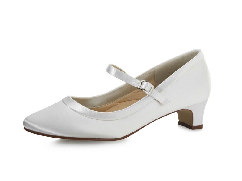 Larissa Pure White Satin