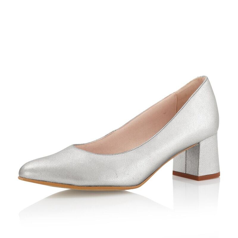 Mette Platino Leather, Brautschuh von Elsa Coloured Shoes Mette Platino Leather, Brautschuh von Elsa Coloured Shoes