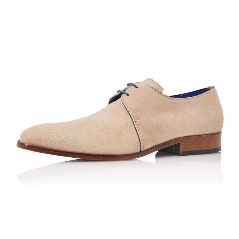 Wess Suede Leather - Farbton Taube (hellbeige), Herrenschuh, Wildleder