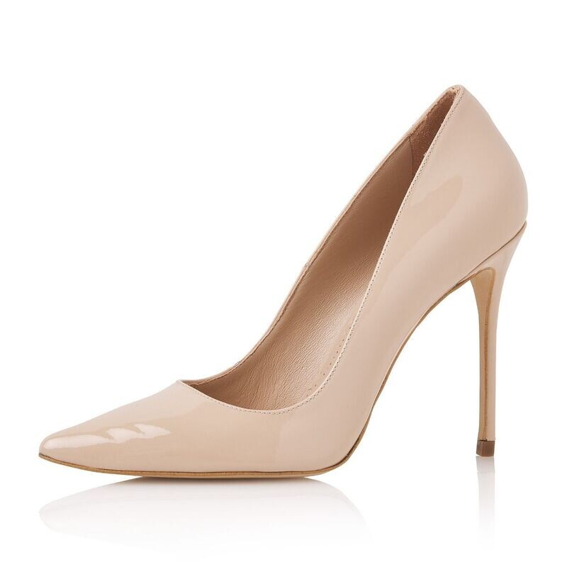 Destini Nude Patent (Leather), High Heel Pumps von Elsa Coloured Shoes Destini Nude Patent (Leather), High Heel Pumps von Elsa Coloured Shoes