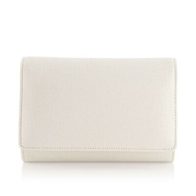 Dafina - Off-White Metallic, Handtasche für die Braut in Weiss Dafina - Off-White Metallic, Handtasche für die Braut in Weiss
