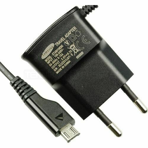 Cargador Samsung, ETA0U10EBE, Negro, Ref: GH44-02149B