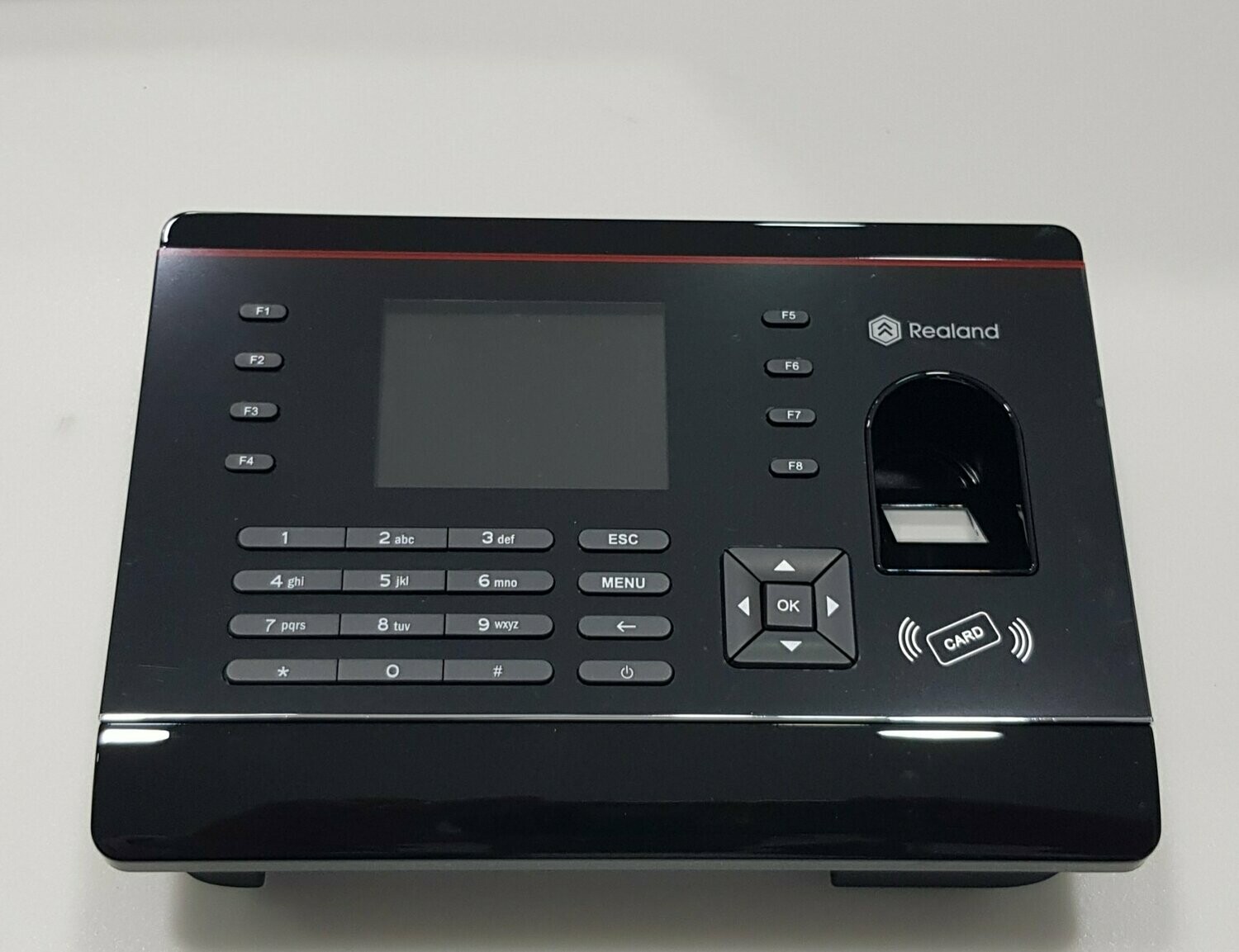 Asistencia de tiempo de huellas dactilares CRT, Modelo A-C061
