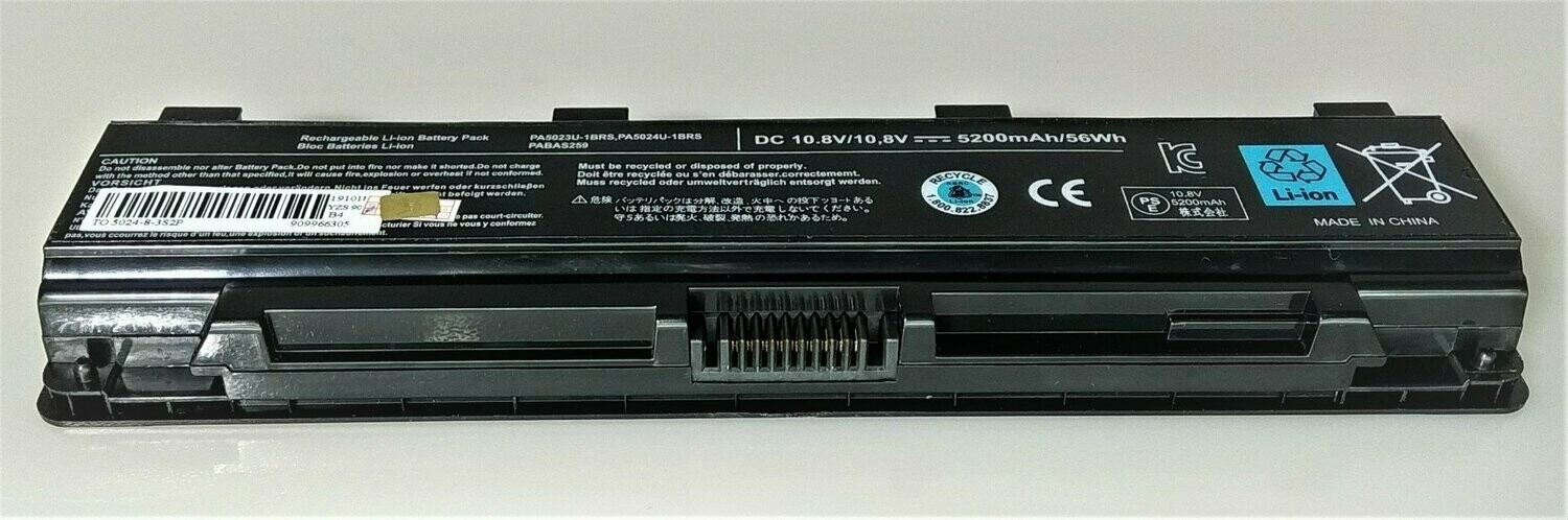 Bateria compatible Li-ion 10.8V 5200mAh  58Wh  PA5024U-1BRS