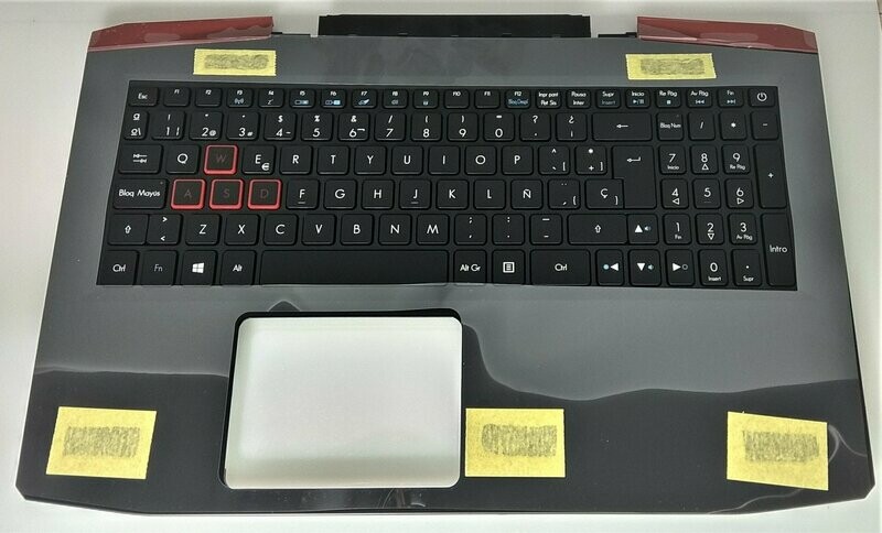 Cover Upper ( Cubierta Superior ) Black + Teclado Español (Retroiluminado )  Acer Aspire Vx5-591G  6B.GM1N2.020