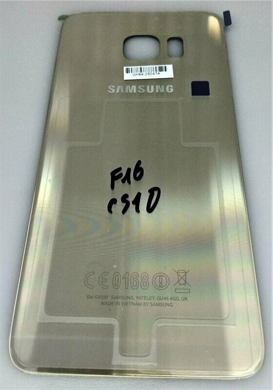 Tapa de bateria Gold para Samsung Galaxy S6 Edge Plus SM-G928F GH82-10336A , GH64-05047A (Service Pack)