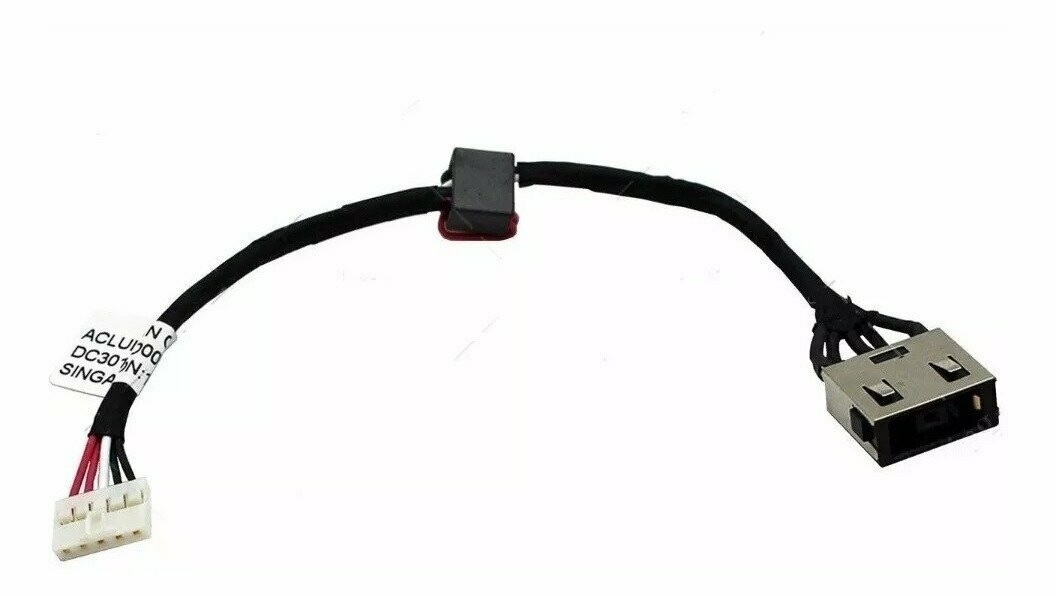 DC Power Jack​ con cable 15.5cm 5 pines para Lenovo G40 G50  B50 Series , DC30100LD00 , DC30100LG00