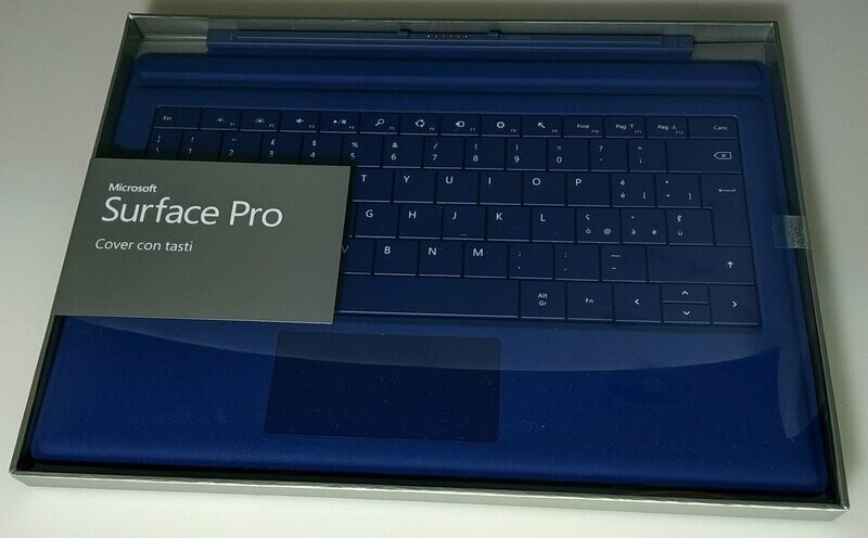 Teclado de acoplamiento completo ( Italiano ) azul MICROSOFT SURFACE PRO COVER CON TASTI  6Y9-00031