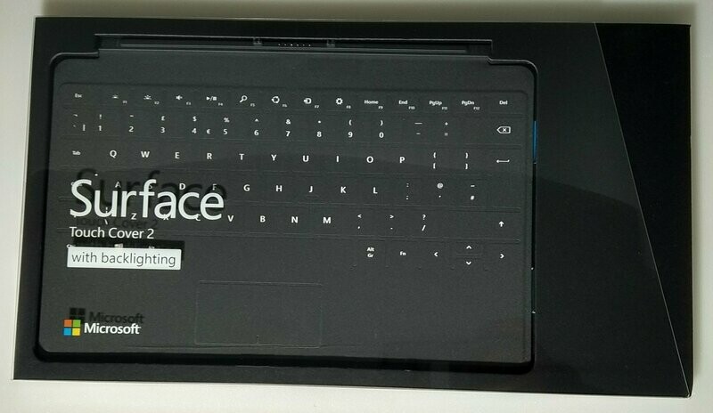 Teclado de acoplamiento completo ( Ingles ) negro Microsoft Surface  Touch Cover 2 M5Z-00011