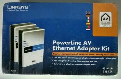 Kit Adaptador de red Ethernet PowerLine AV Linksys PLK200-EU