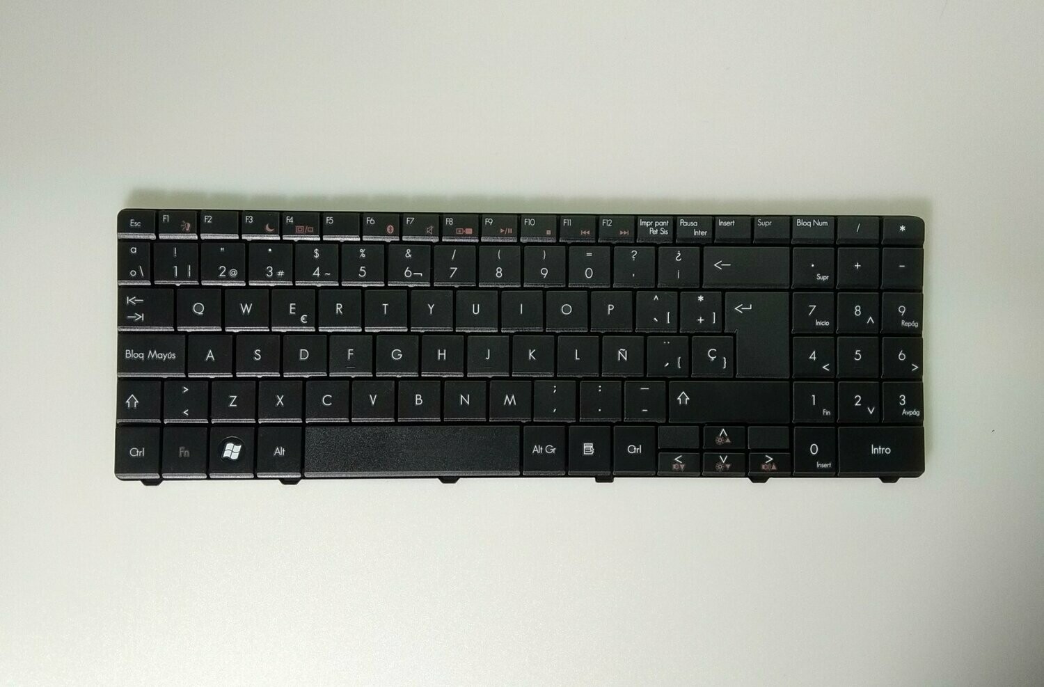 Teclado español negro Packard Bell EasyNote LJ61 LJ63 LJ65 LJ67 - MP-07F36E0-698