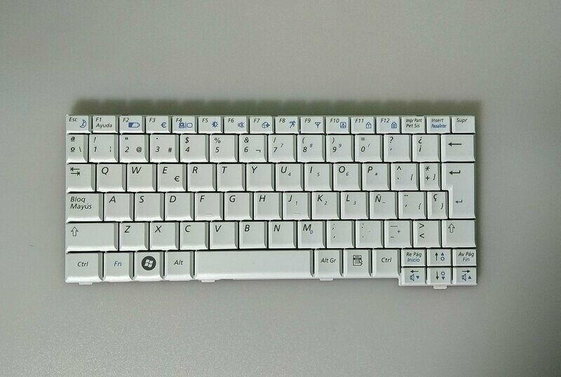Teclado español blanco Samsdung N130 , Series  HV100560