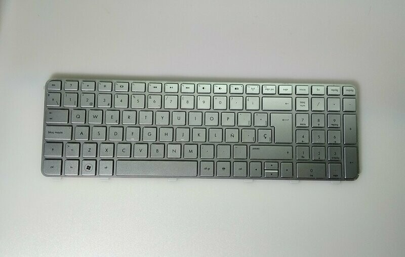 Teclado español plata con marco  HP Pavilion DV6-6000 Series  665938-071