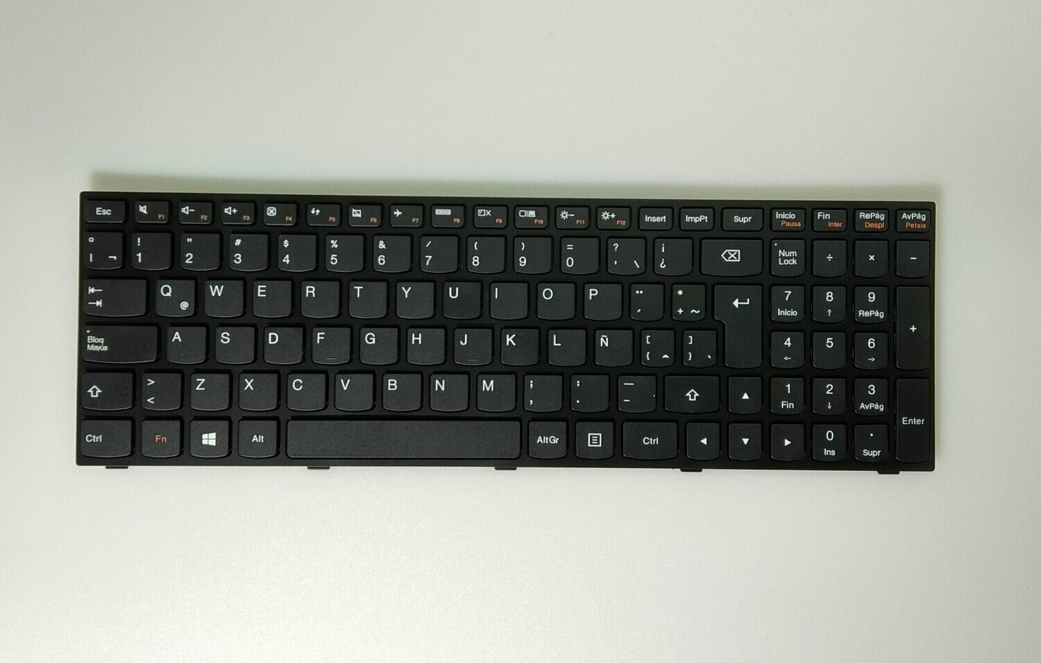 Teclado español negro Lenovo 300-15IBR 300-15ISK 300-17ISK Series,  25214755 , 2511020 , MP-13Q13US-686