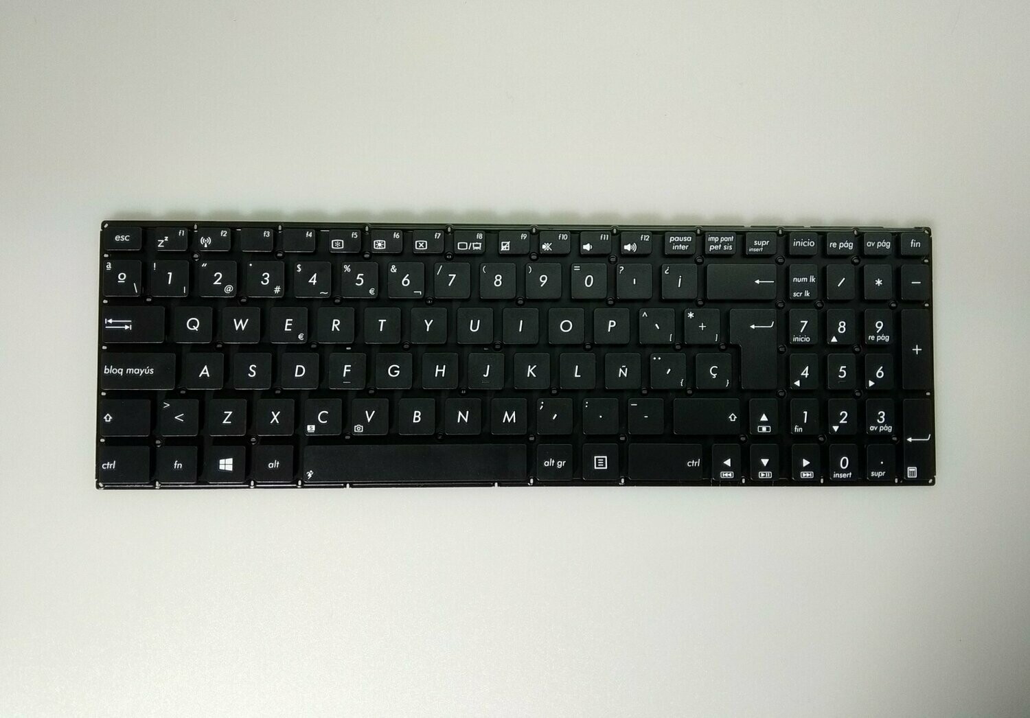 Teclado español negro Asus R556 Series  MP-13K96E0-5283 9Z.N8SSQ.00S