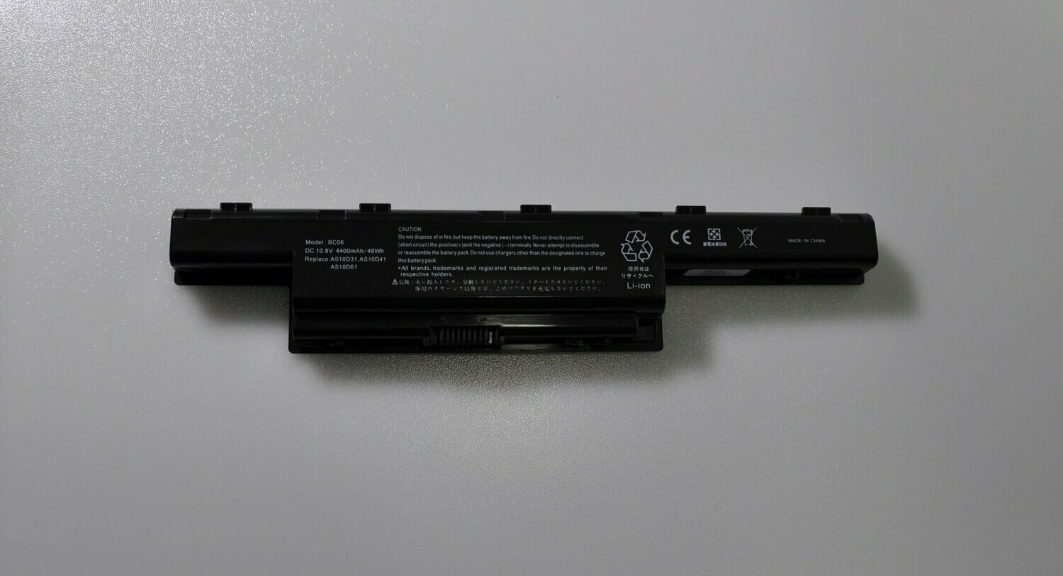 Bateria compatible para Acer BT.0060G.001 Li-ion 11,1 V  4400 mAh  48Wh