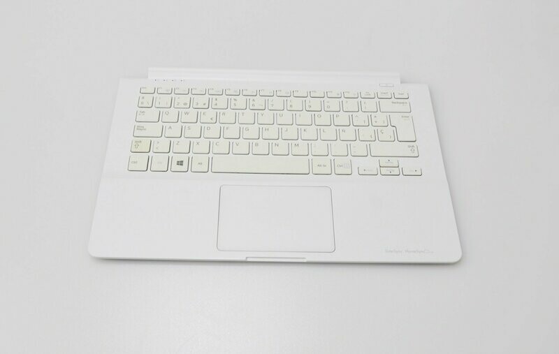 Cover upper ( Cubierta superior ) + Teclado Español  + Palmrest + TouchPad  White Samsung BA75-04676D