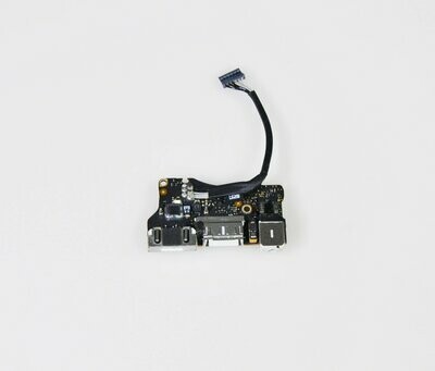 I/O Board / Placa conector carga+Jack Audio 3.5mm+USB con Cable MacBook AIR 11" A1465 Early 2015 , 820-3453-A , 923-0430