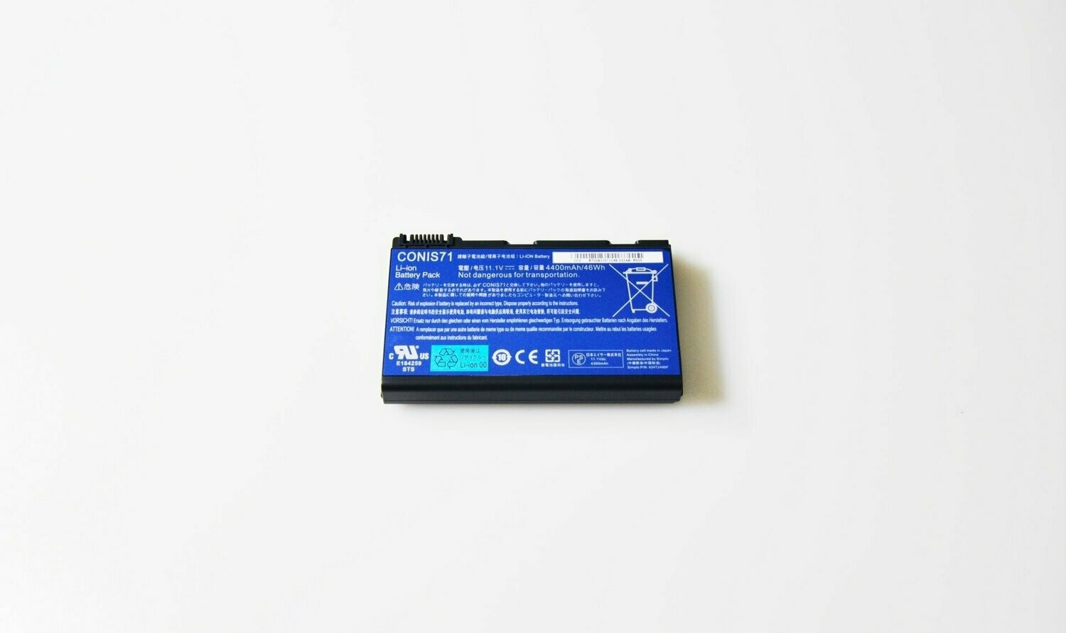Bateria Original  Acer Aspire 3100 5100 5610 5630   11.1V 4400mAh 46Wh 6 Celdas negra , CONIS71 , BT.00607.017