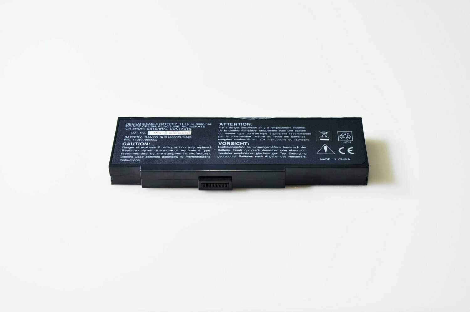 Bateria Packard Bell EasyNote E1245 E1246, 11.1V 6000mAh 73Wh  , 3UR18650FH3-MSL ,  442677000002