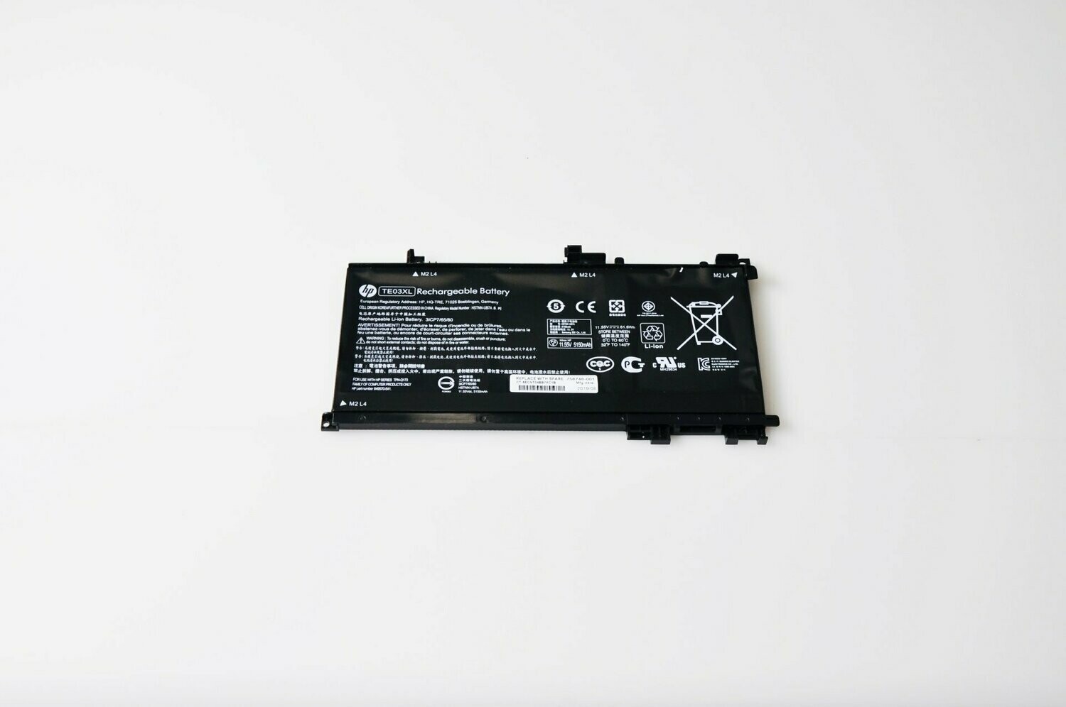 Bateria Original HP Pavilion 15 UHD 15-BC000  15-AX000 Series TE03XL , 593572-001 , 849570-541 , 3icp7/65/80