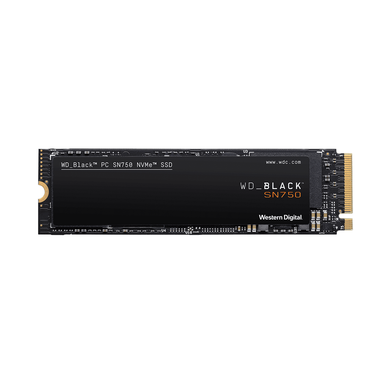 SSD Drive WD_BLACK SN750 NVMe SSD 250 GB , Without Heatsink WDS250G3X0C