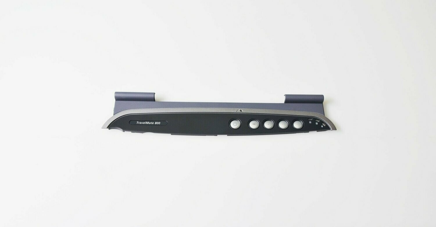 Cover Middle W/Nameplate ( Cubierta media con placa de nombre ) negro,gris y plata Acre Travelmate 800  42.T25V7.001