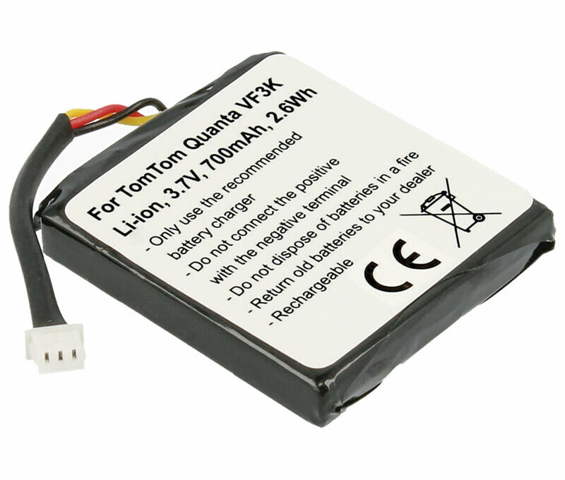 Bateria  TomTom Quanta VF3K, Li-ion, 3,7V, 700mAh, 2,6Wh TomTom Start 40